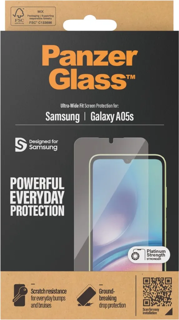 PANZERGLASS Protection écran Ultra-Wide pour Galaxy A05s