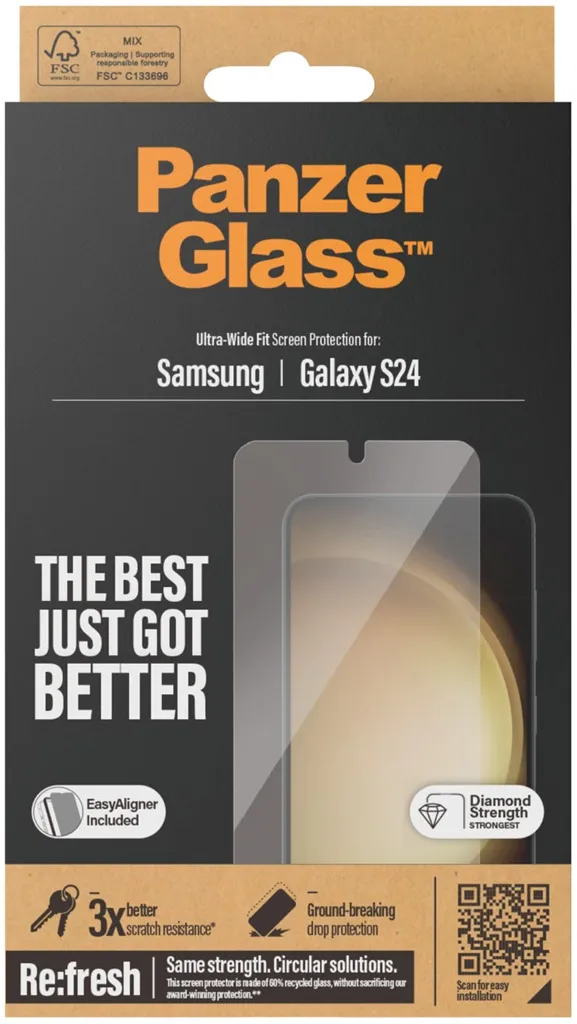 PANZERGLASS Protection écran Galaxy S24 Ultra-Wide