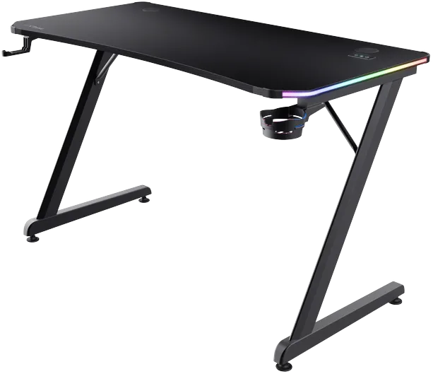TRUST Bureau Gamer GXT 709 Luminus - Noir