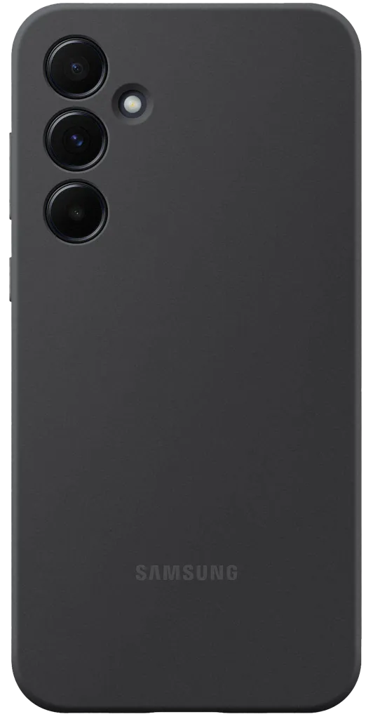 SAMSUNG Coque en silicone pour Galaxy A55 - Noir