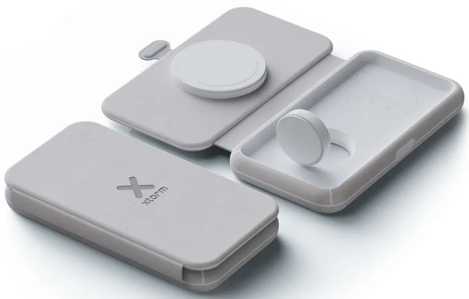 XTORM Chargeur de voyage sans fil pliable 3-en-1 - XWF31