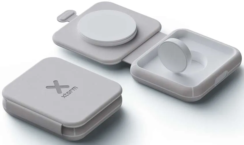 XTORM Chargeur de voyage sans fil pliable 2-en-1 - XWF21