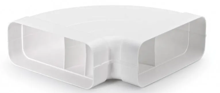 AIRFORCE Coude de Tuyau 90° ANG 90 PL 3 CH - Blanc