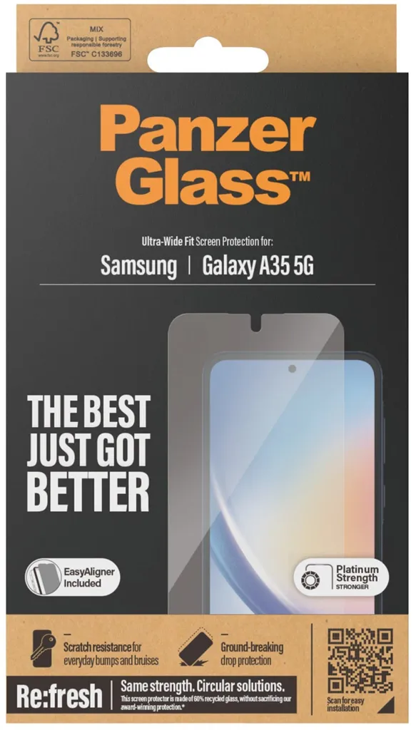 PANZERGLASS Protection écran Ultra-Wide pour Galaxy A35 5G