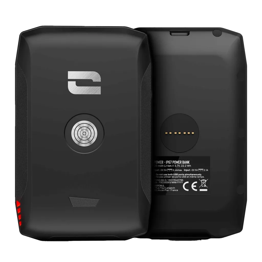 CROSSCALL Batterie externe X-power V3 - 6000 mAh - Noir