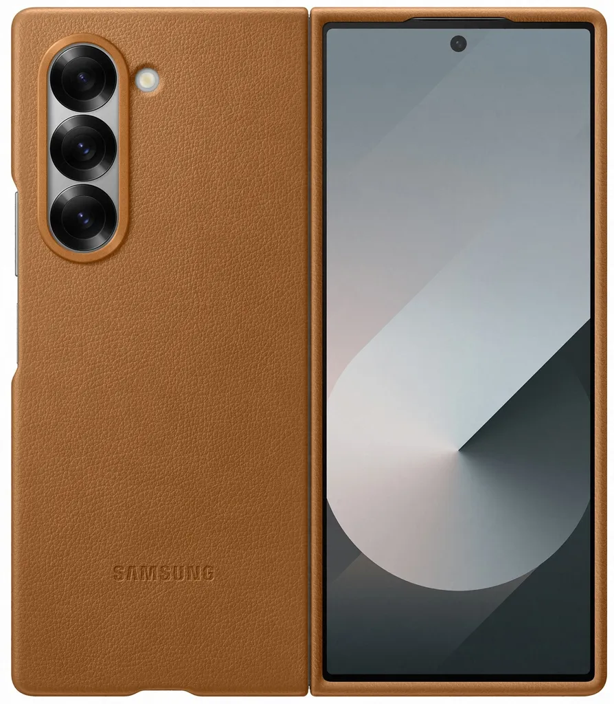 SAMSUNG Coque Premium pour Galaxy Z Fold6 - Brun