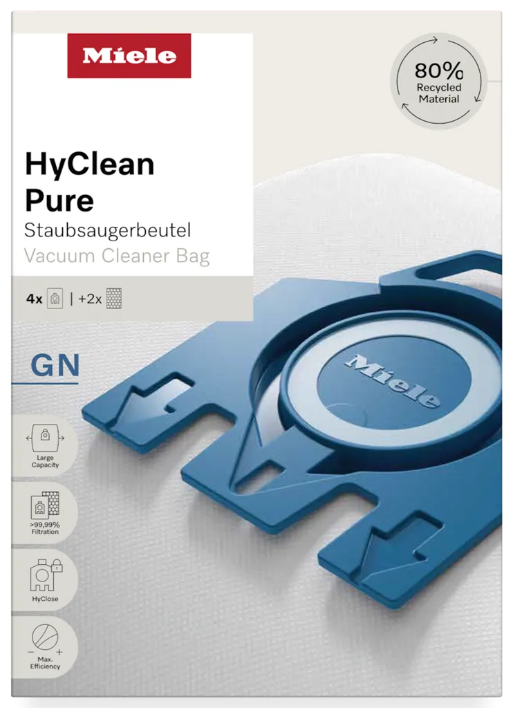 MIELE Sac aspirateur HyClean Pure GN - 4 pièces