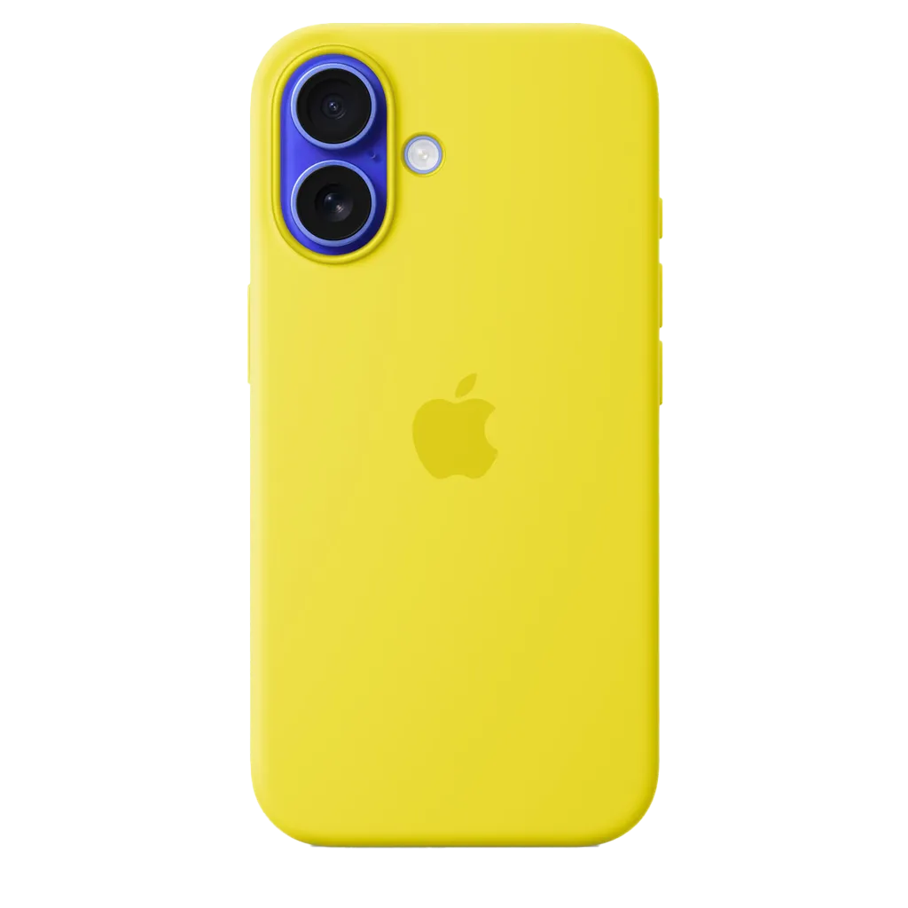 APPLE Coque silicone avec MagSafe pour iPhone 16 - Carambole