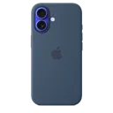 APPLE Coque en silicone MagSafe pour iPhone 16 Plus - Denim