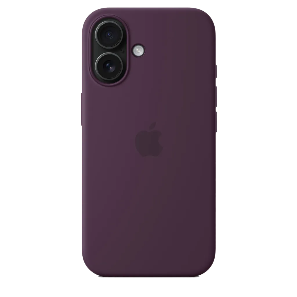 APPLE Coque en silicone  MagSafe pour iPhone 16 Plus - Prune