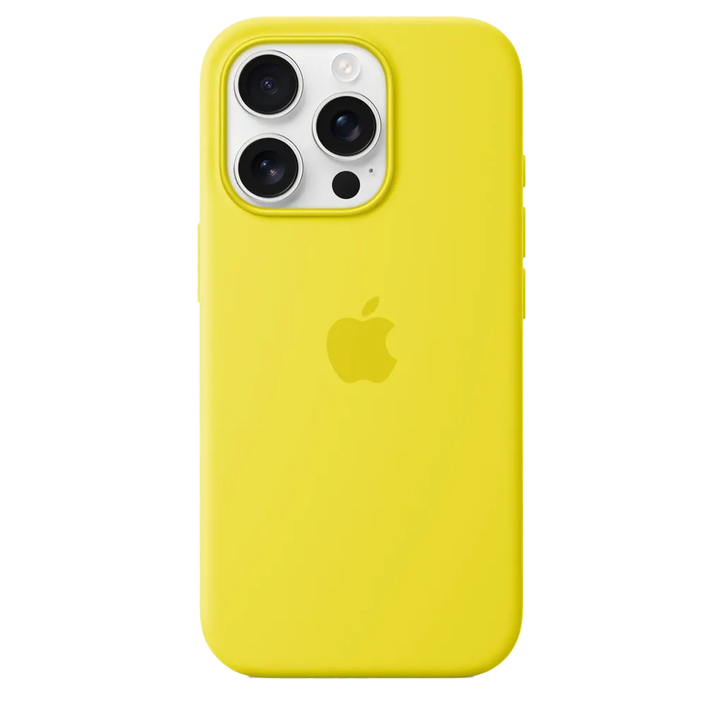 APPLE Coque en silicone avec MagSafe pour iPhone 16 Pro - Carambole