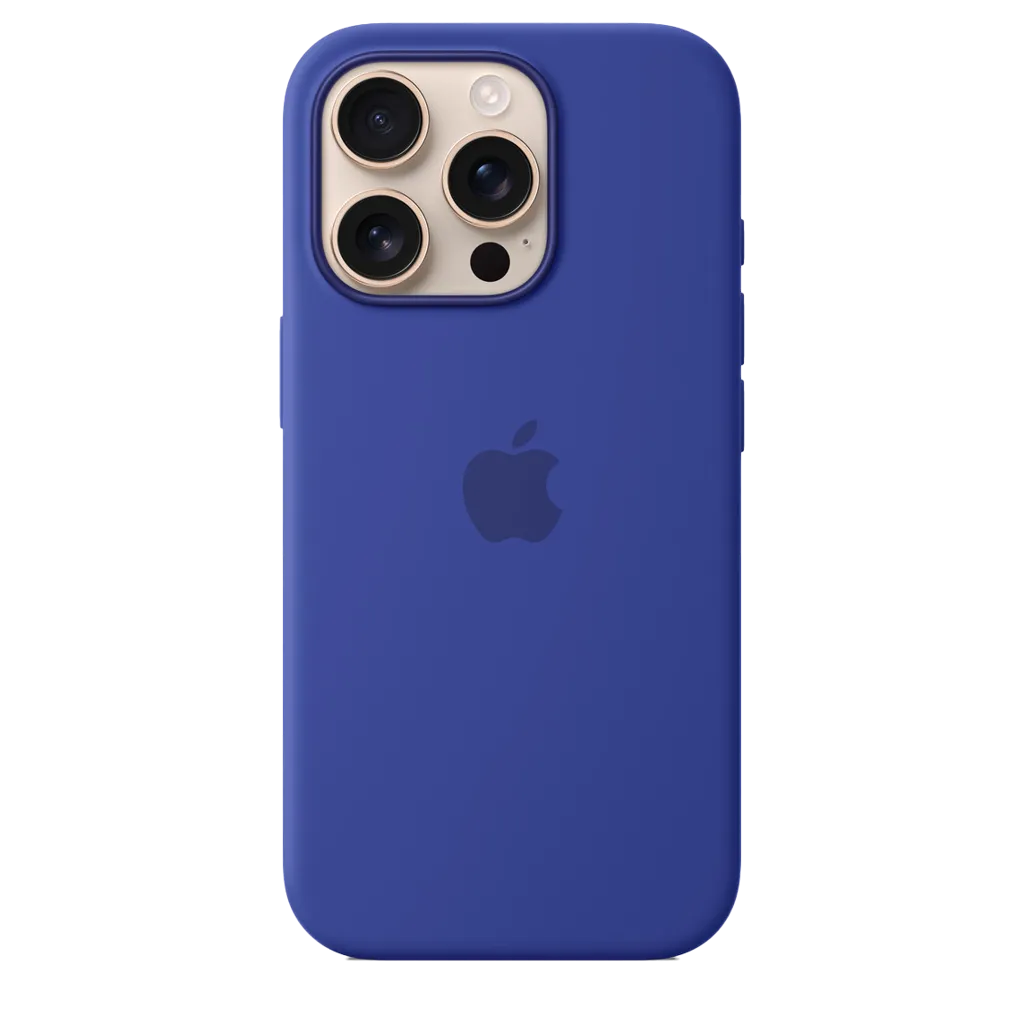 APPLE Coque en silicone avec MagSafe pour iPhone 16 Pro Max - Outremer