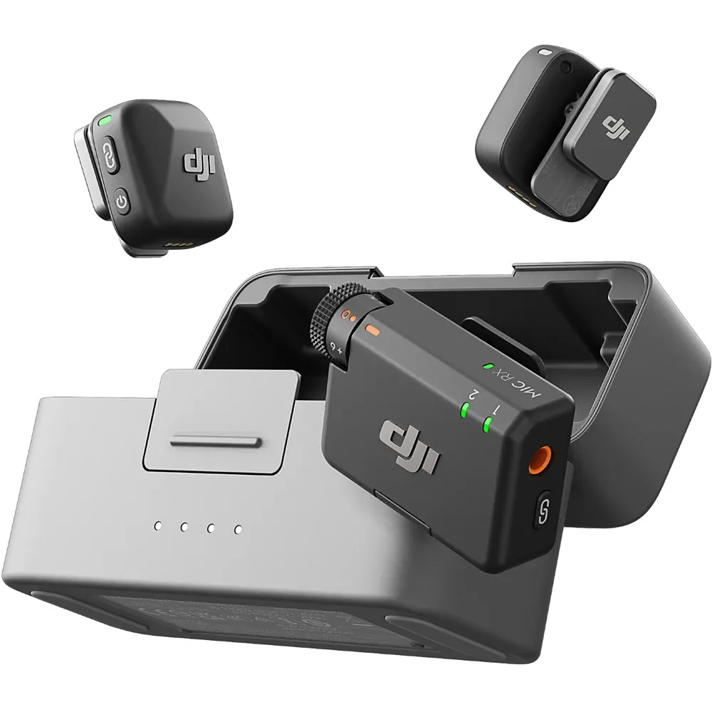 DJI Microphone Mic Mini - 2 TX + 1 RX + Boitier de recharge