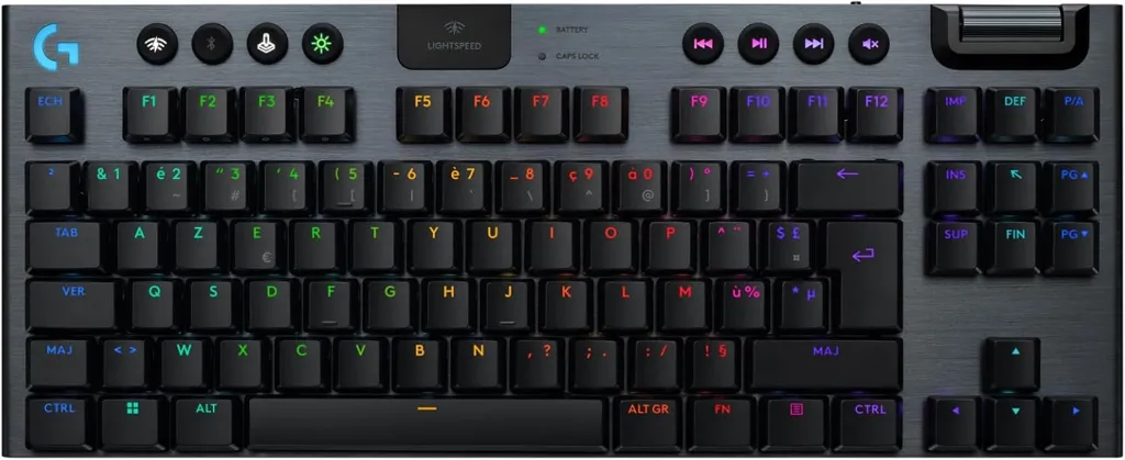 LOGITECH G Clavier Gaming sans fil G915X Lightspeed TKL - QWERTZ - Noir
