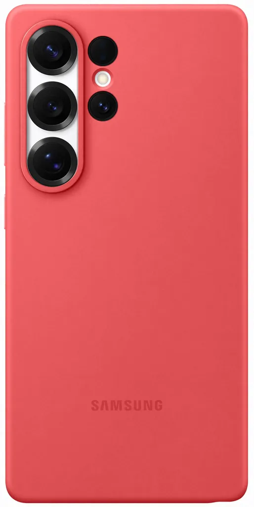 SAMSUNG Coque en silicone pour Galaxy S25 Ultra - Rouge