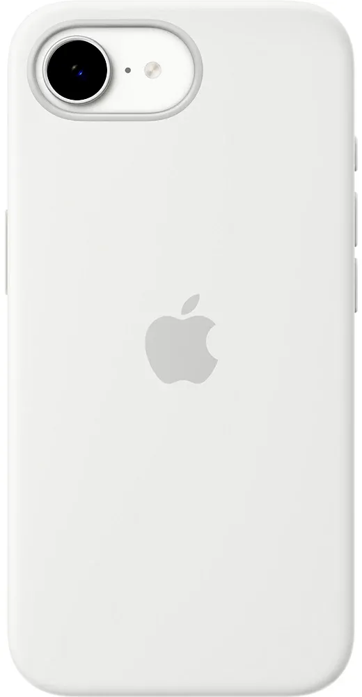 APPLE Coque silicone pour iPhone 16e - Blanc