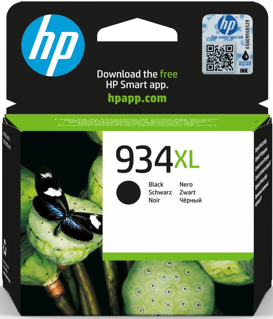 HP Cartouche d'encre - 934XL - Noir