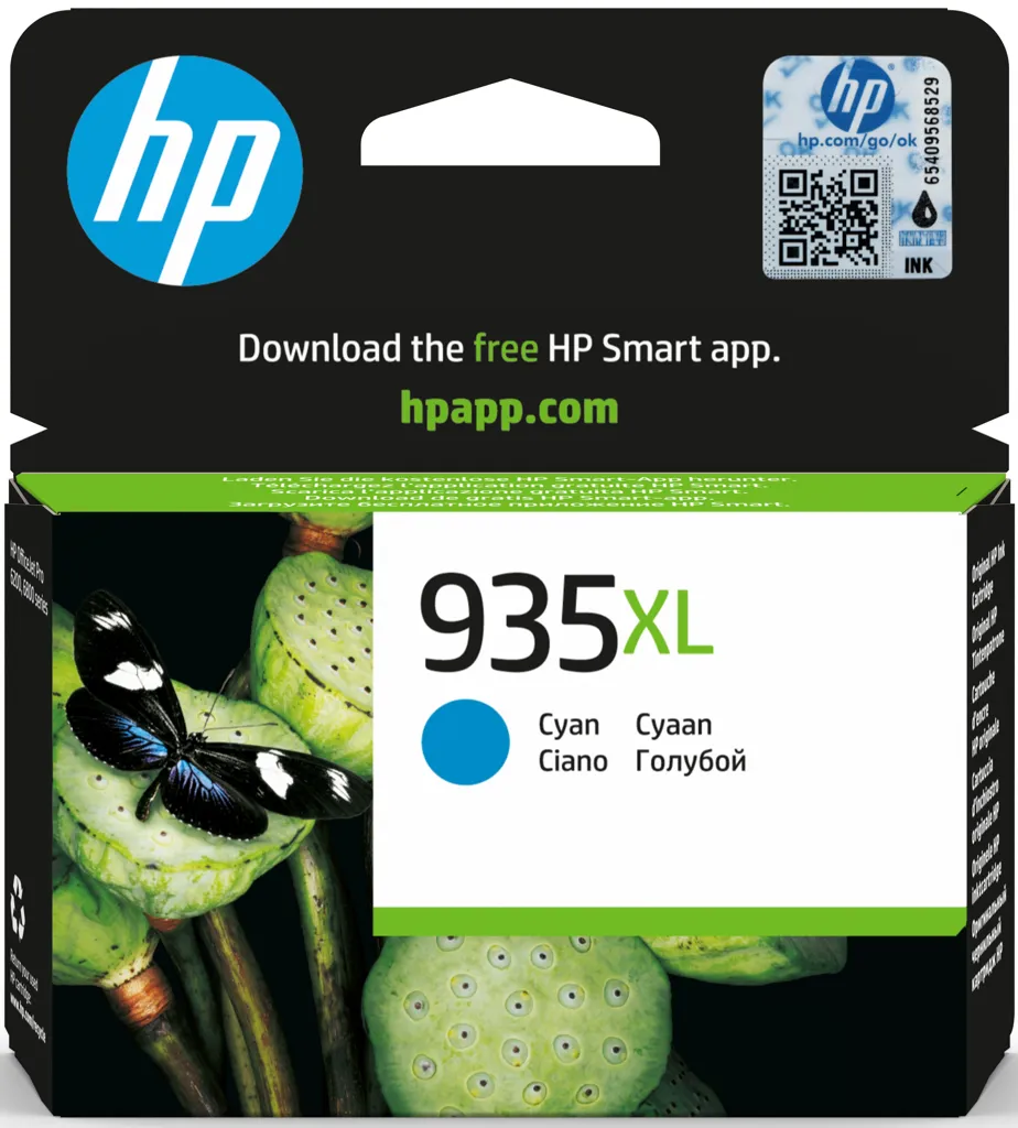 HP Cartouche d'encre - 935XL - Cyan