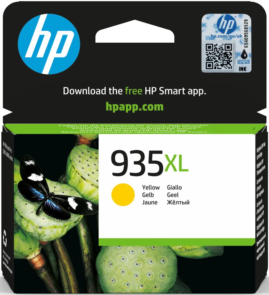 HP Cartouche d'encre - 935XL - Jaune