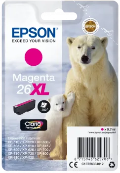 EPSON 26XL Magenta - Cartouche d'encre