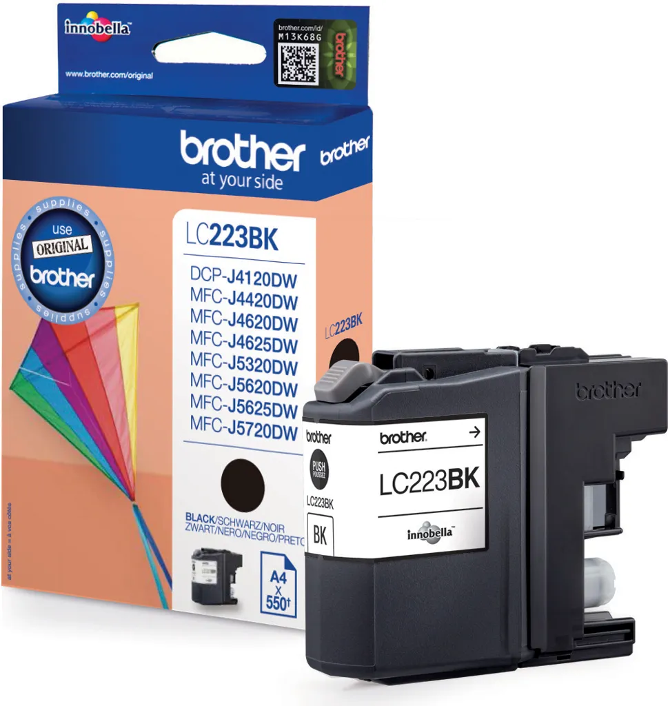 BROTHER LC223BK Noir - Cartouche d'encre