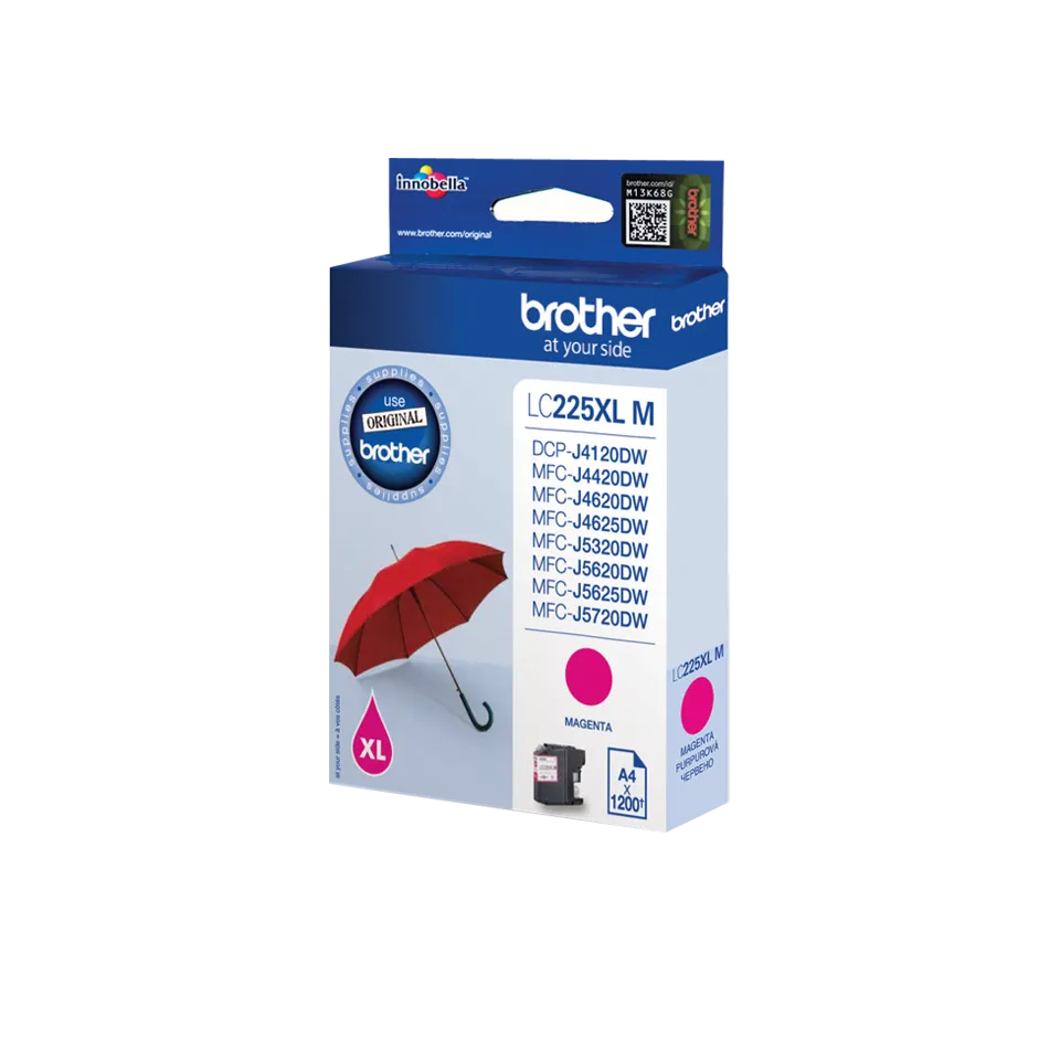 BROTHER Cartouche d'encre LC225XLM Magenta