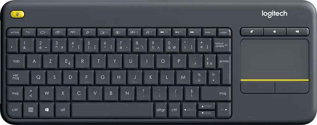 LOGITECH Clavier sans Fil K400 Plus - AZERTY (BE) - Noir