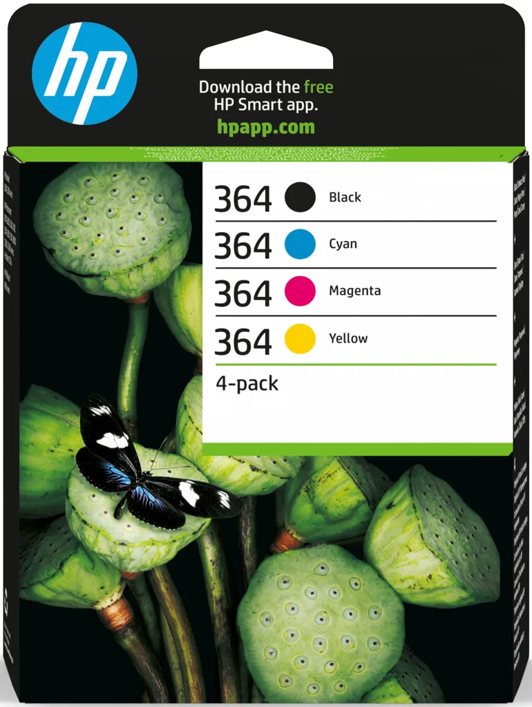 HP Cartouche d'encre - 364 - Noir + 3 Couleurs
