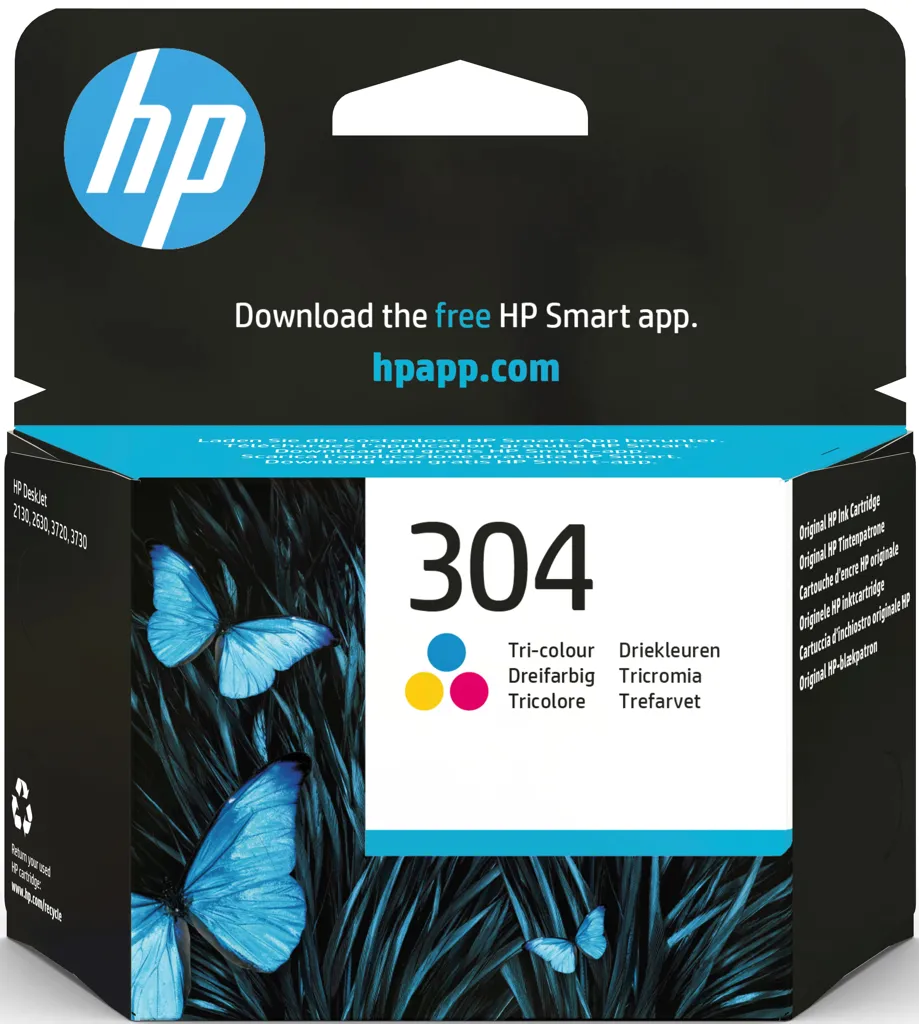 HP Cartouches d'encre - 304 - Couleur
