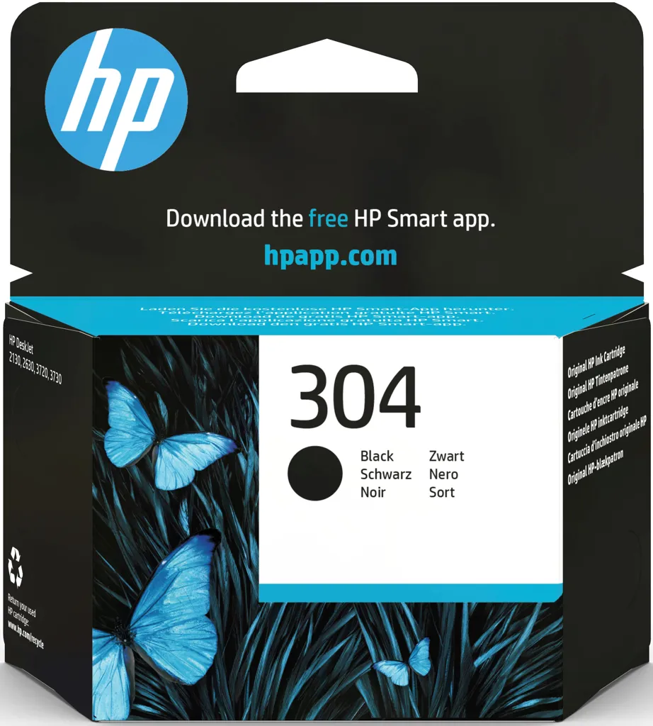 HP Cartouches d'encre - 304 - Noir