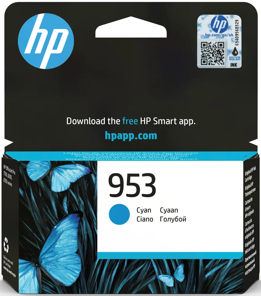 HP Cartouche d'encre - 953 - Cyan