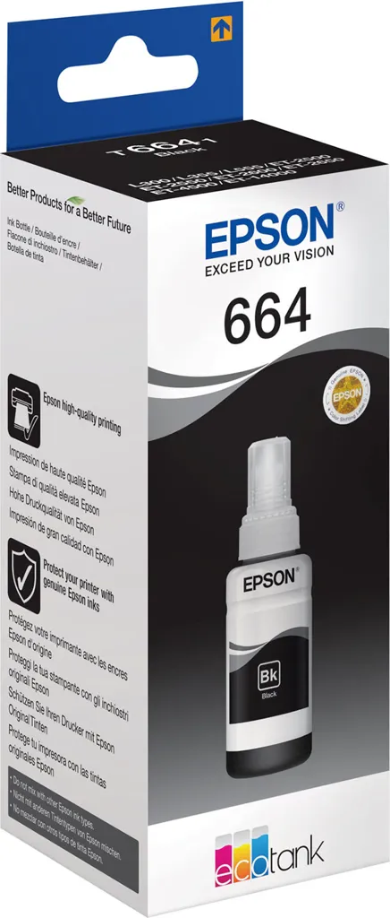 EPSON Bouteille EcoTank T6641 - 70 ml. - Noir
