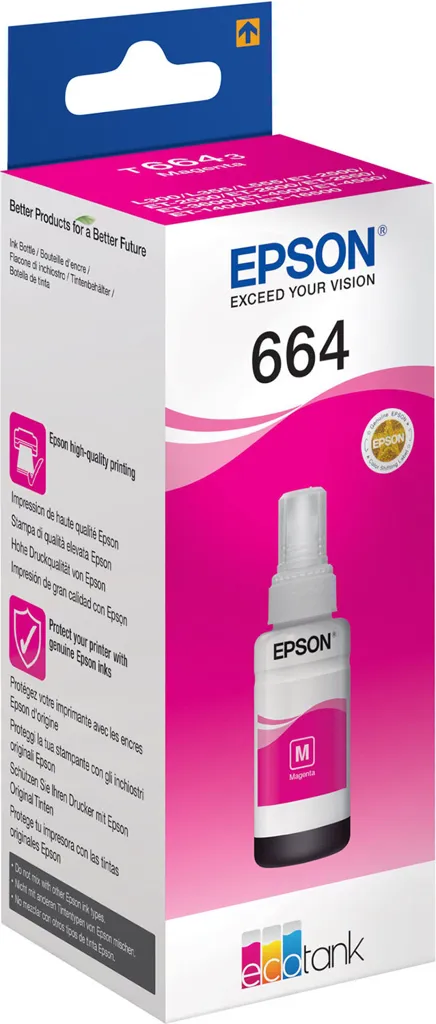 EPSON Bouteille EcoTank T6643 - 70 ml. - Magenta