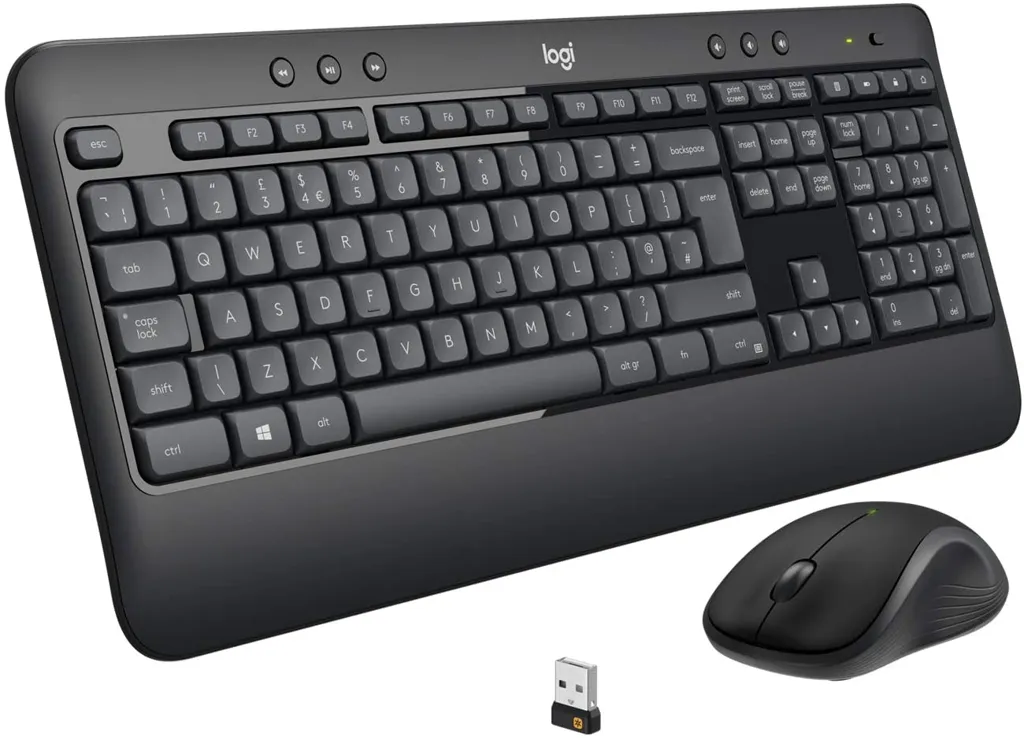 LOGITECH Clavier + souris - Sans Fil - MK540 Advanced - QWERTZ (SF) - Noir