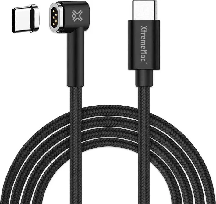 XTREMEMAC Câble coudé magnétique USB C - 2 m