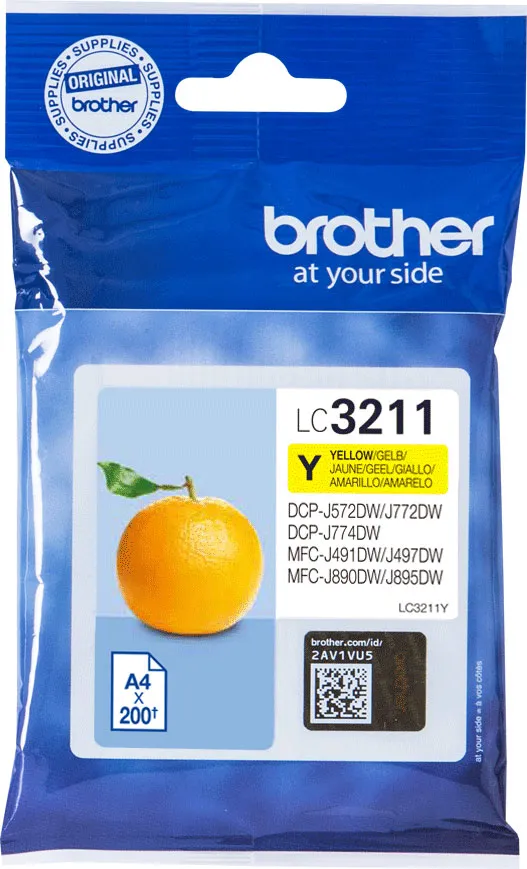 BROTHER LC3211Y Jaune - Cartouche d'encre