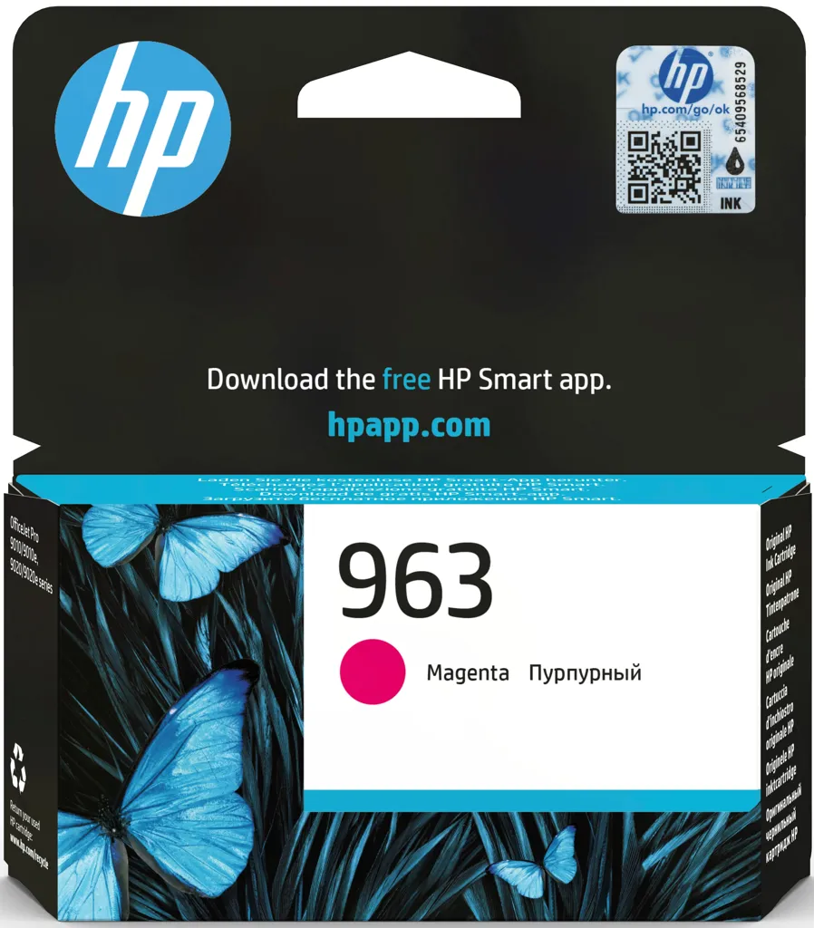 HP Cartouche d'encre - 963 - Magenta