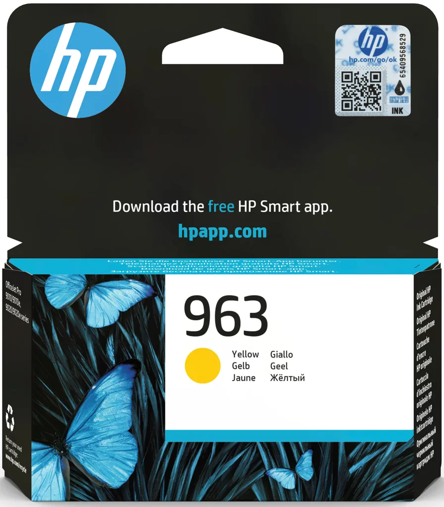 HP Cartouche d'encre - 963 - Jaune