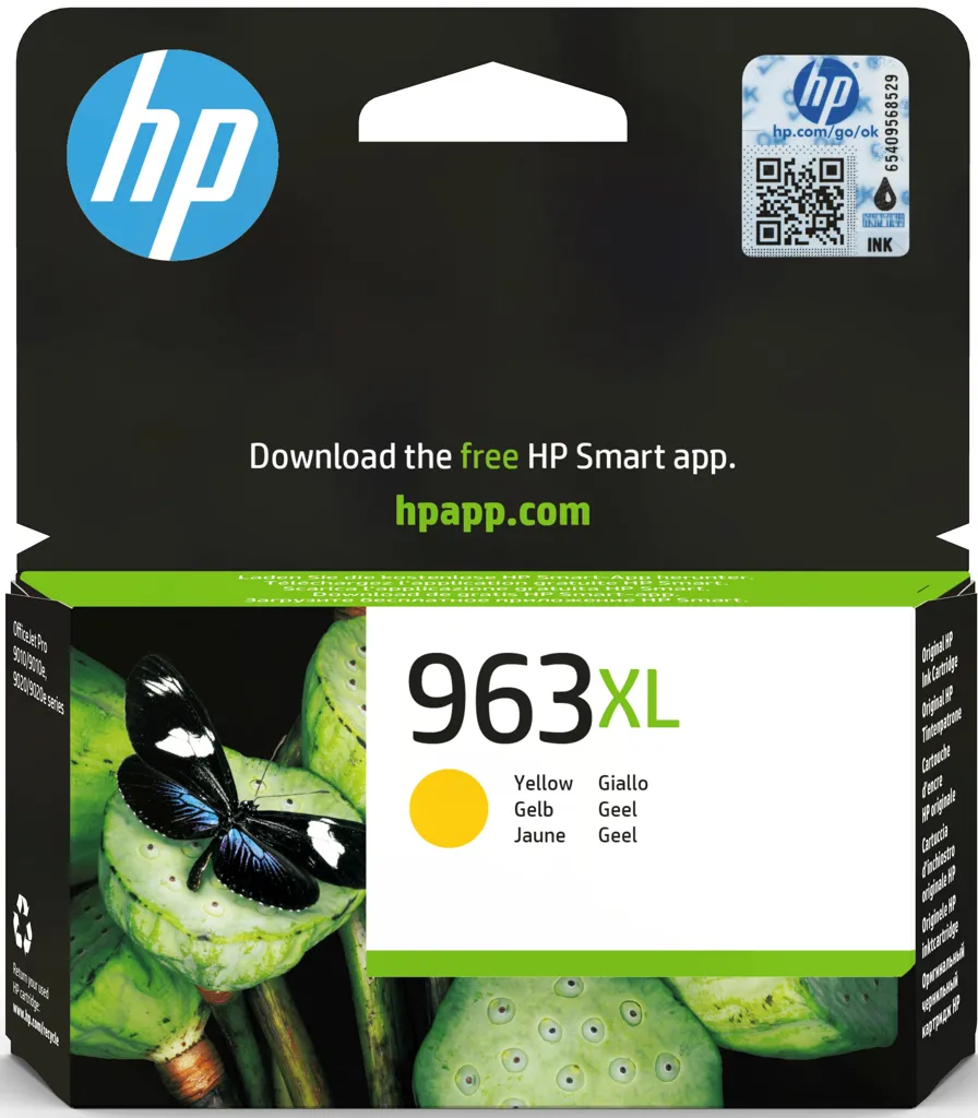 HP Cartouche d'encre - 963XL - Jaune