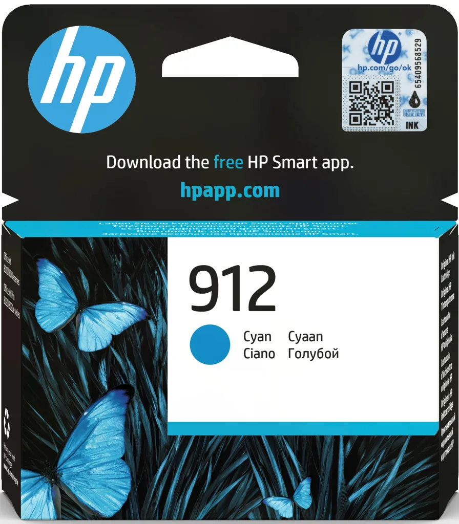 HP Cartouche d'encre - 912 - Cyan