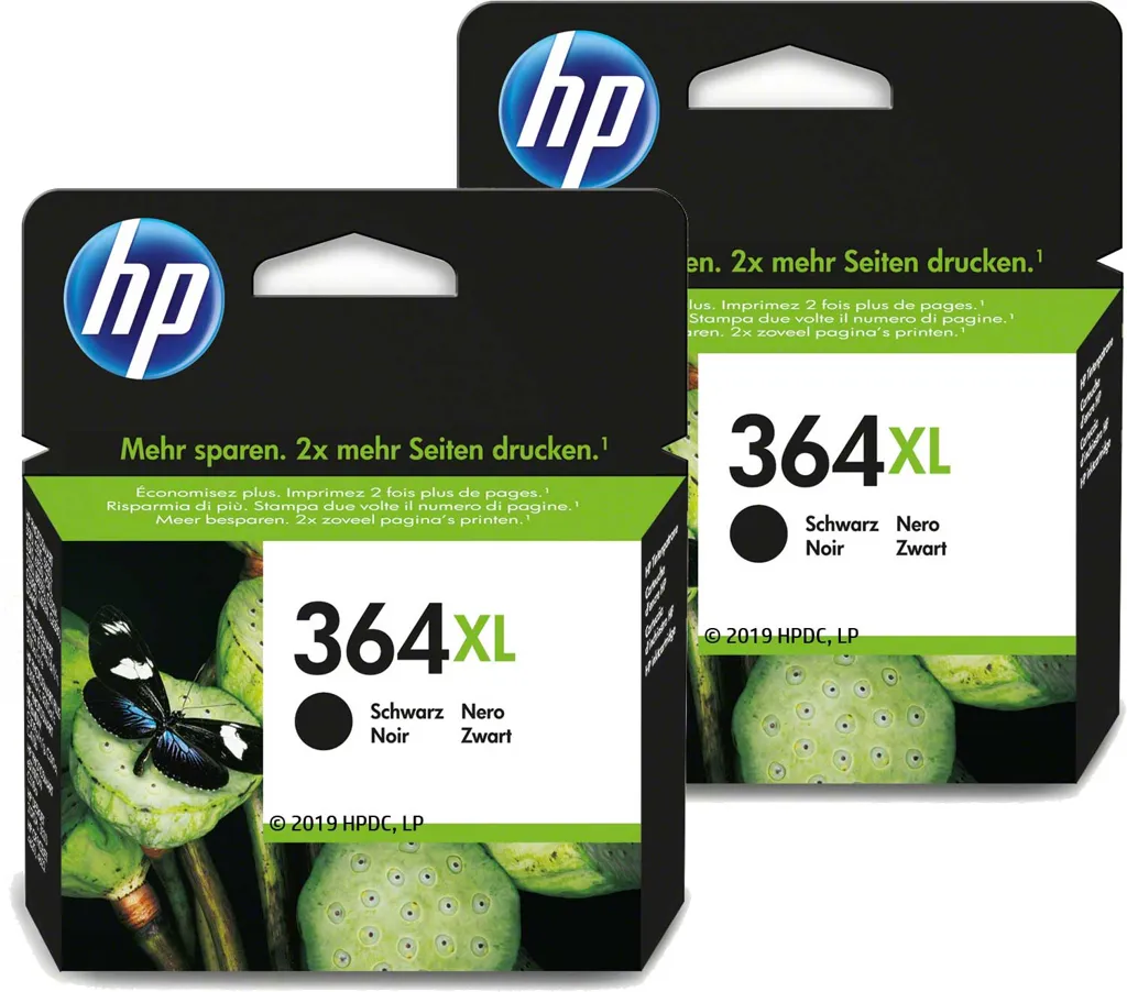 HP 2x 364XL Noir - Cartouche d'encre