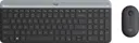LOGITECH Clavier + Souris - Sans Fil - MK470 - AZERTY (BE) - Graphite