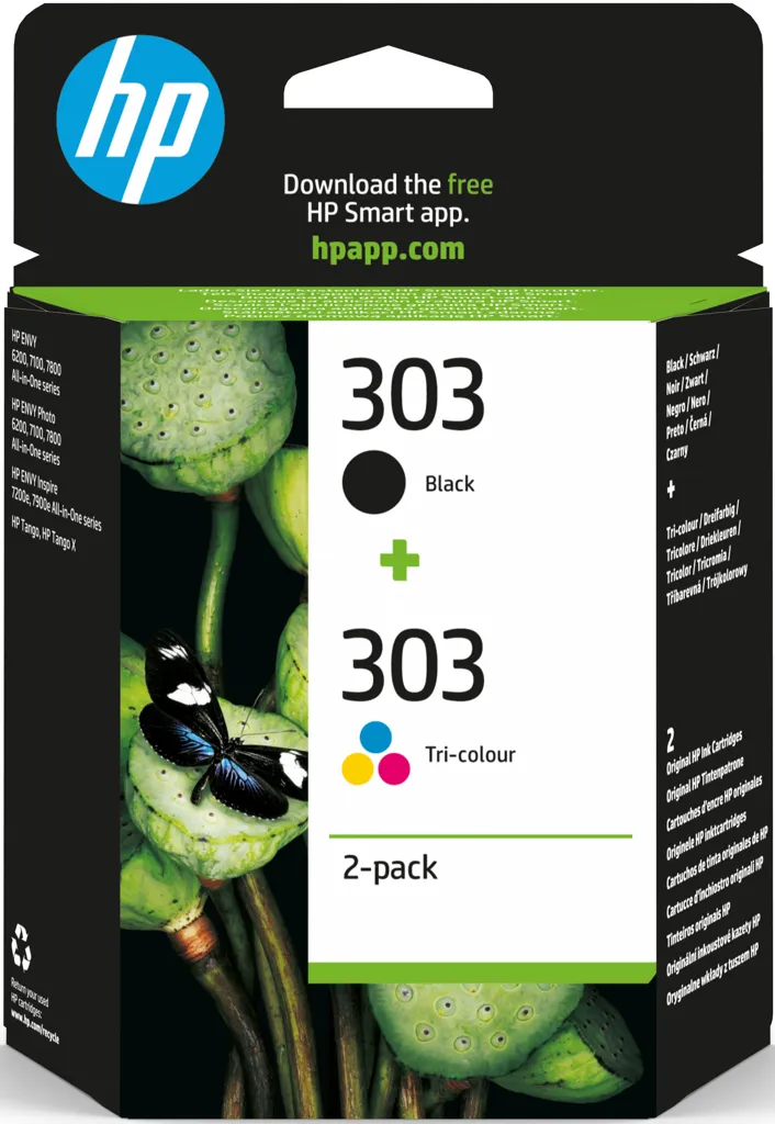 HP Cartouches d'encre - 303 - Noir + Couleur