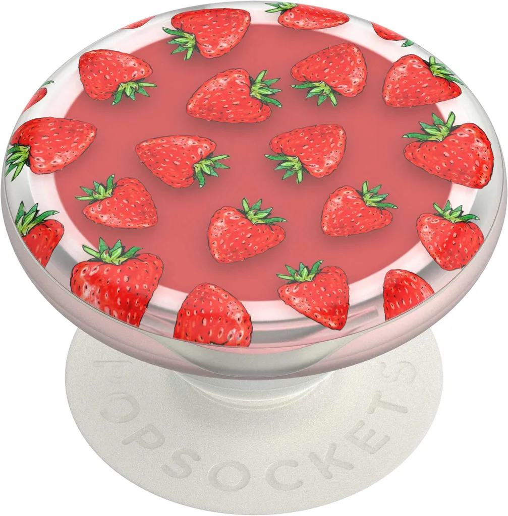 POPSOCKET Support pour Smartphone PopGrip - Strawberry Lips