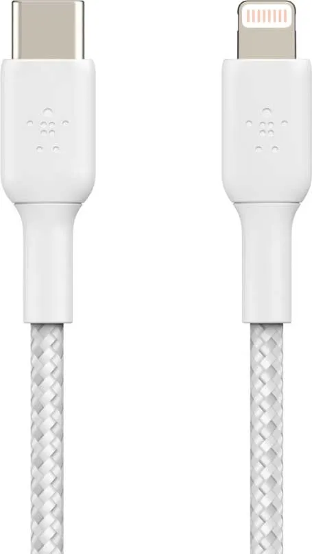 BELKIN Câble BOOST↑CHARGE™ à gaine tressée Lightning vers USB C avec Power Delivery - 2 m