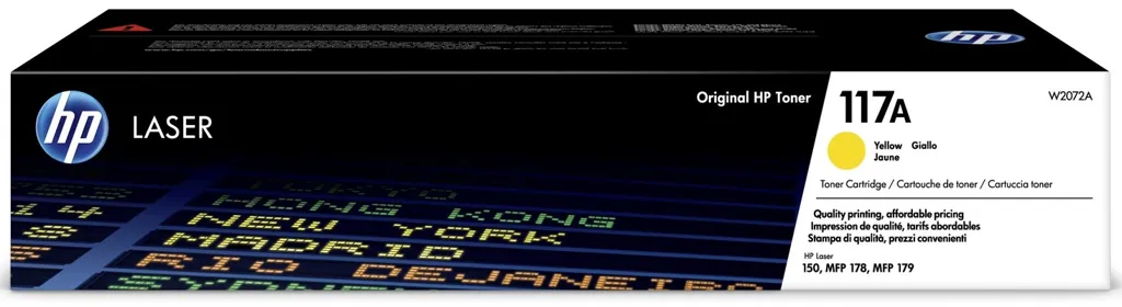 HP Toner - 117A - Jaune