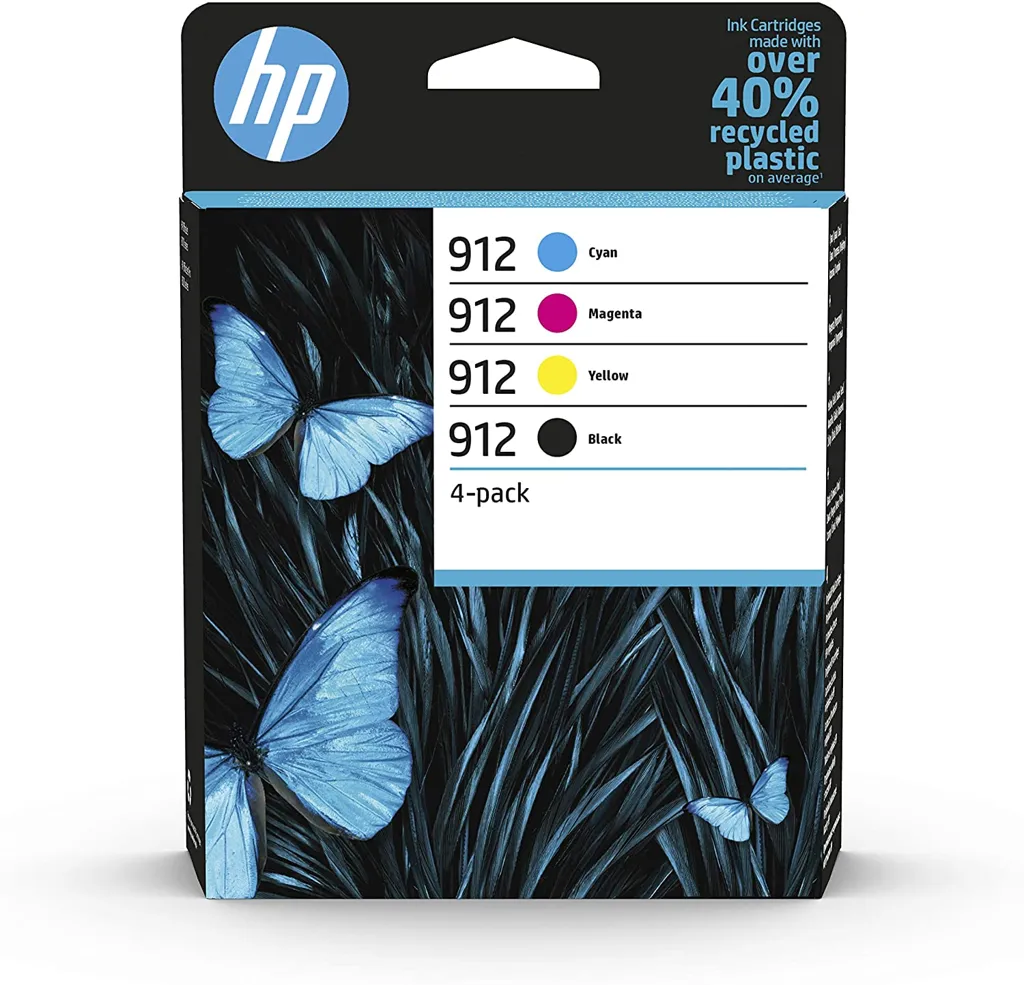 HP Cartouche d'encre - 912 - Noir + 3 Couleurs
