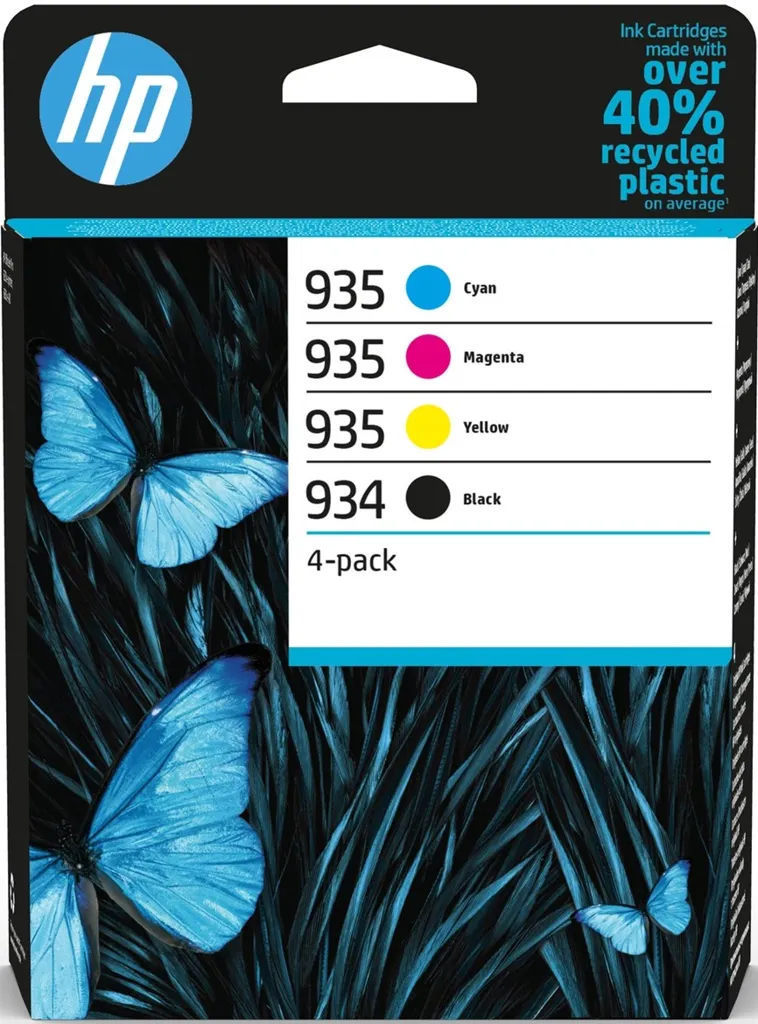 HP Cartouche d'encre - 934/935 - Noir + 3 Couleurs