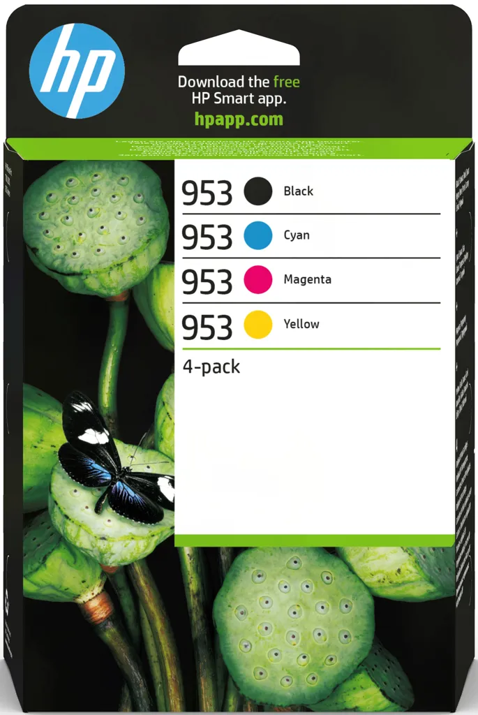 HP Cartouche d'encre - 953 - Noir + 3 Couleurs