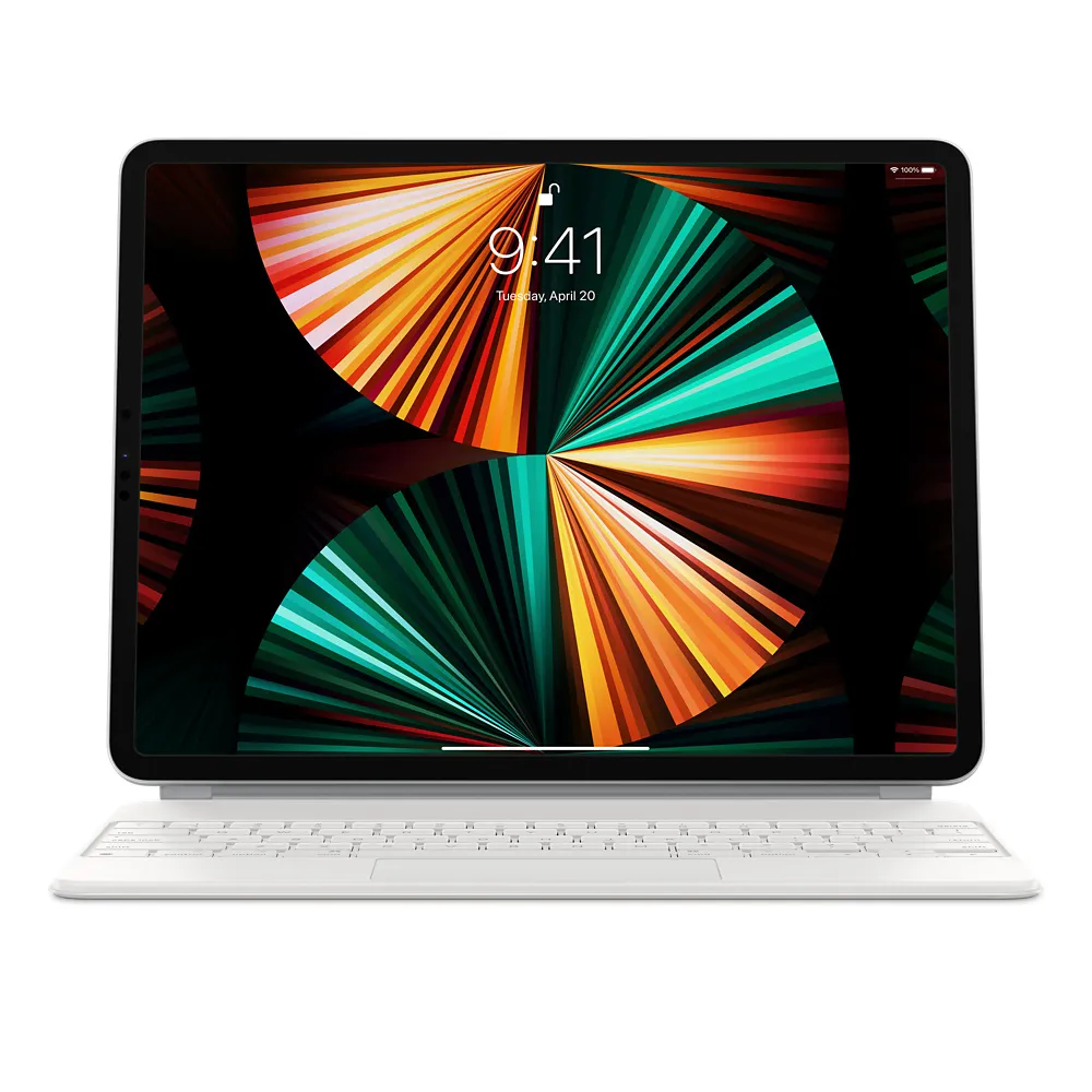 APPLE Magic Keyboard pour iPad Pro 12,9" (5ᵉ gen) - QWERTZ - Blanc